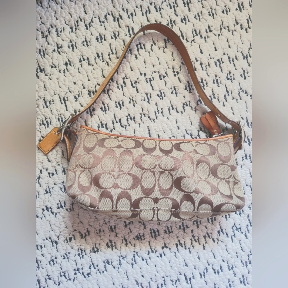 COACH Monogram Shoulder Bag